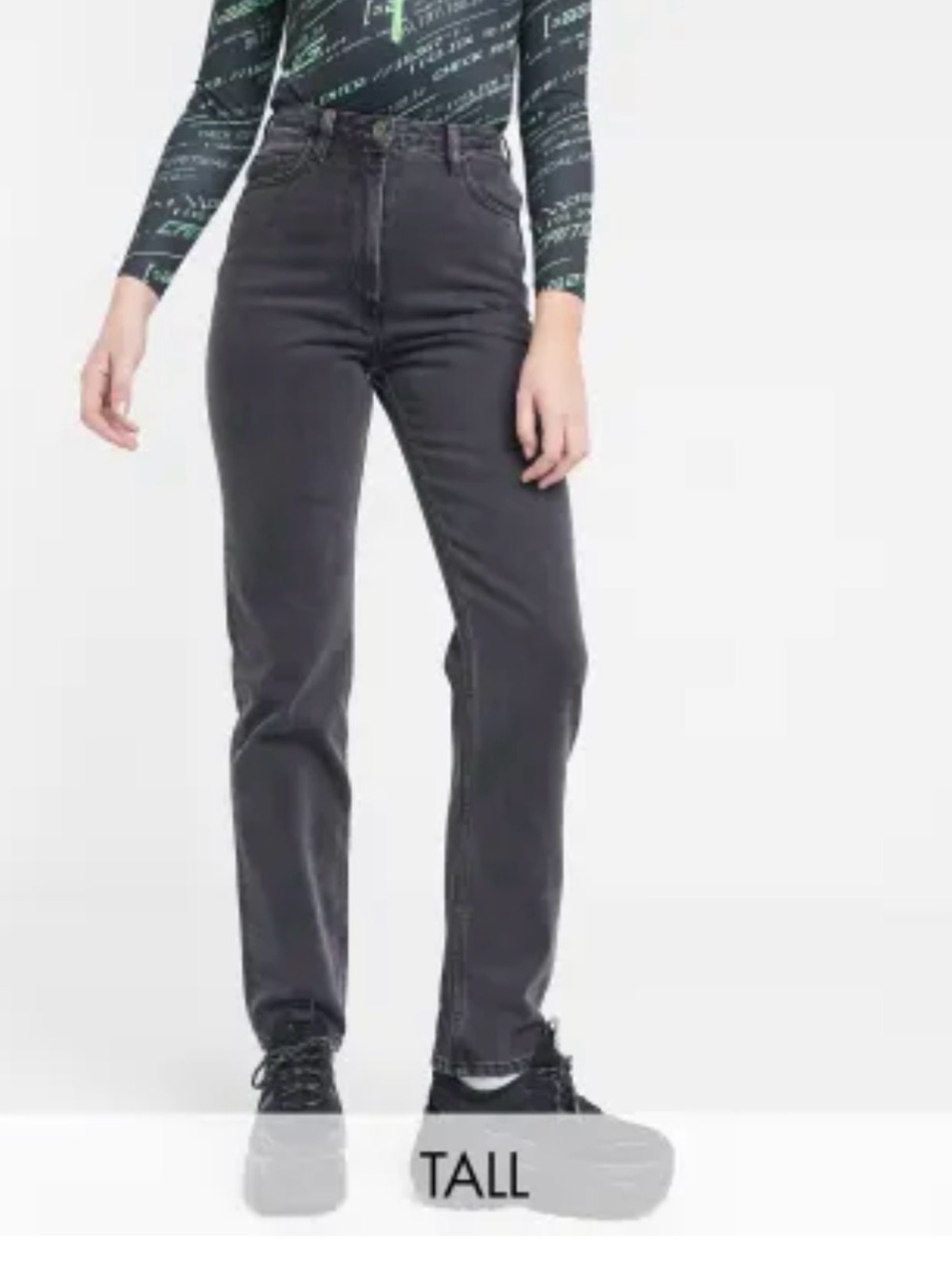 Tall mom jeans